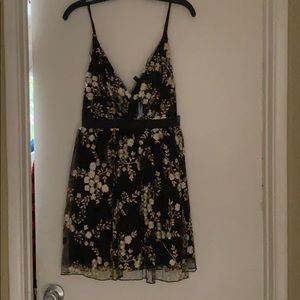 Spaghetti strap lace dress